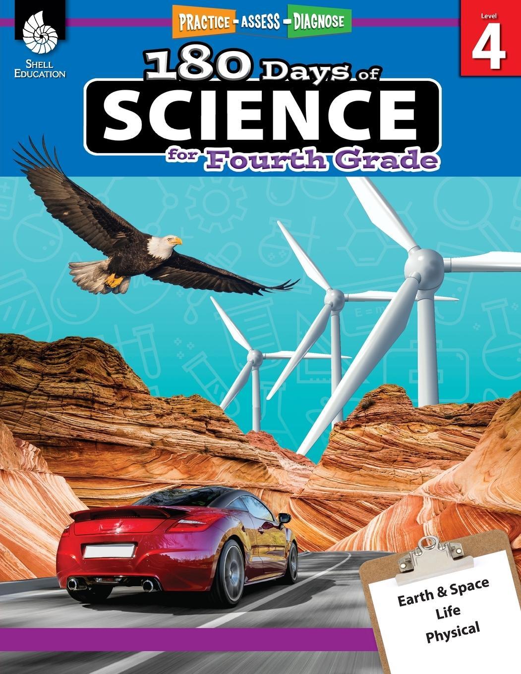 Cover: 9781425814106 | 180 Days of Science for Fourth Grade | Practice, Assess, Diagnose