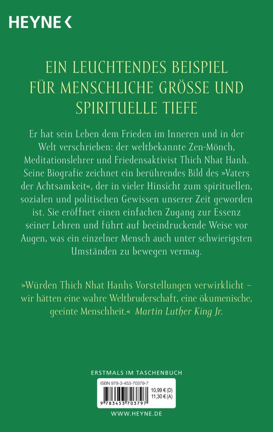 Bild: 9783453703797 | Thich Nhat Hanh - Ein Leben in Achtsamkeit | Die Biografie | Buch
