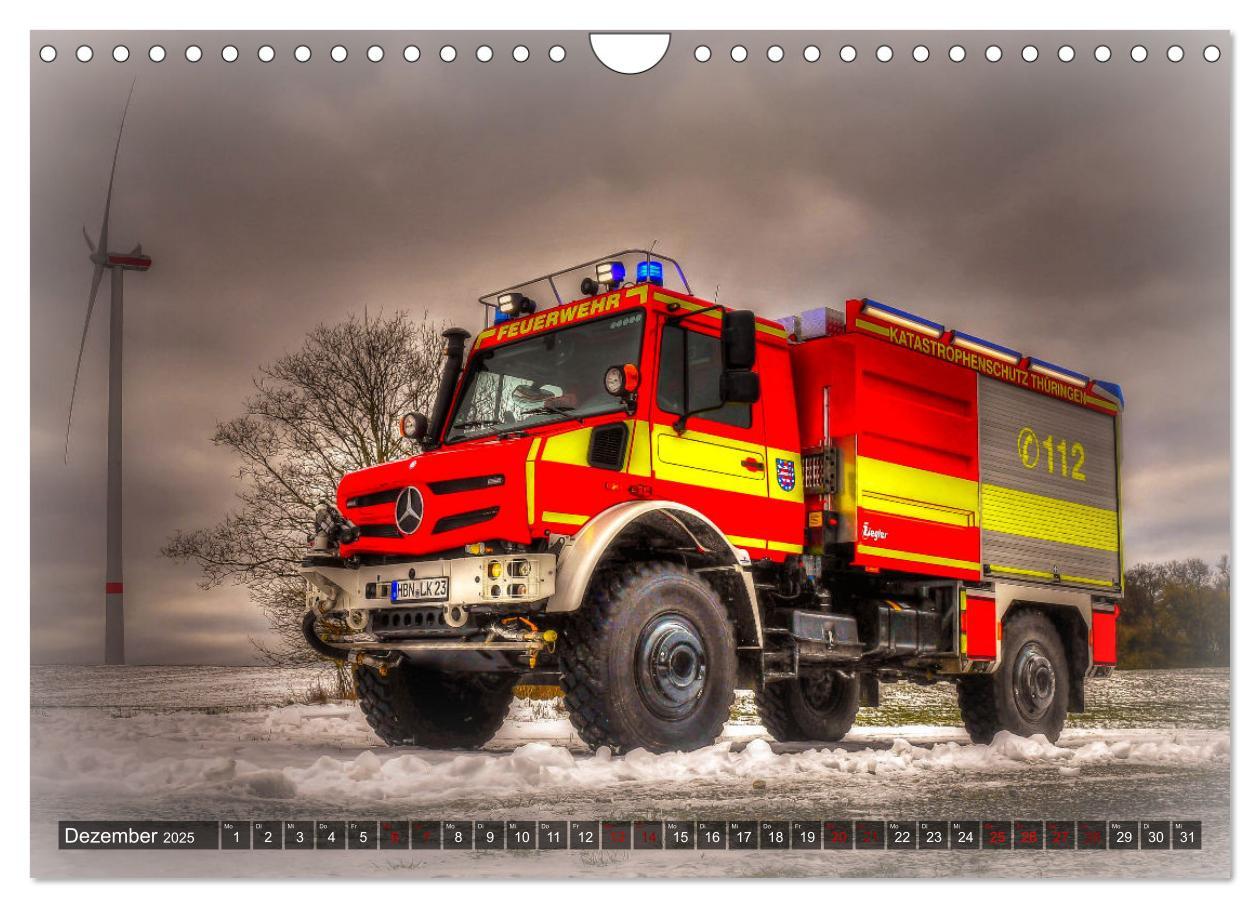 Bild: 9783383861611 | Feuerwehrfahrzeuge (Wandkalender 2025 DIN A4 quer), CALVENDO...