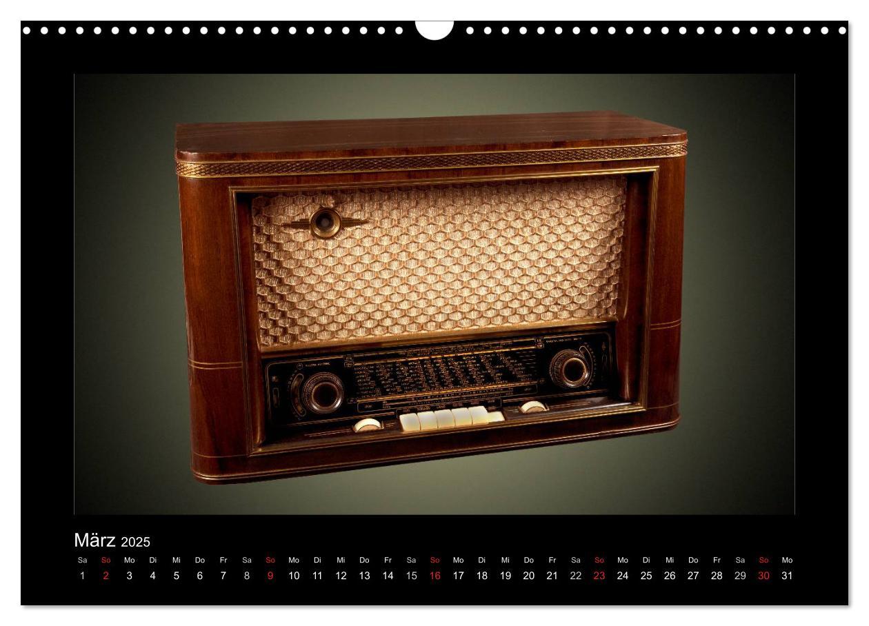 Bild: 9783435765959 | Dampfradios - Antike Radios mit Patina (Wandkalender 2025 DIN A3...