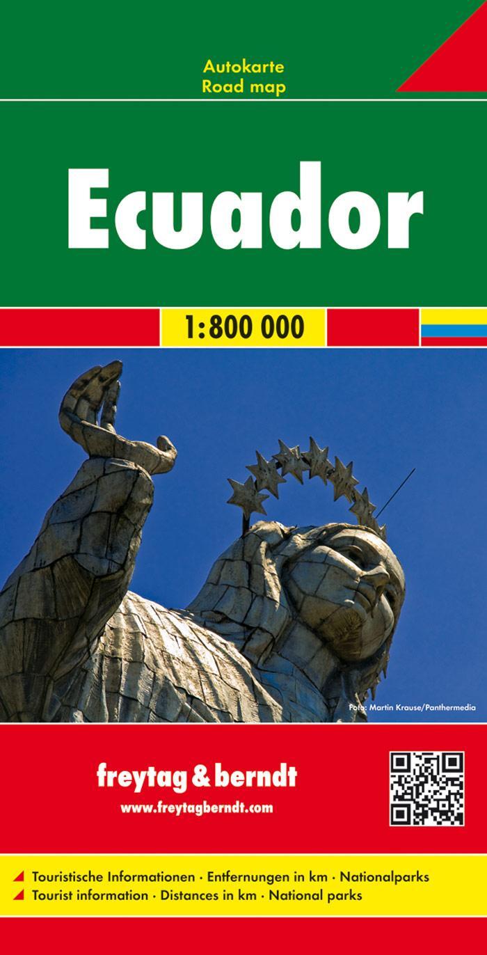 Cover: 9783707913965 | Ecuador, Autokarte 1:800.000 | (Land-)Karte | gefalzt | Deutsch | 2019