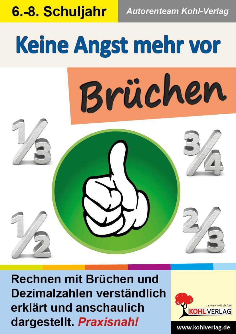 Cover: 9783985582778 | Keine Angst mehr vor Brüchen | Cornelia Gutjahr | Taschenbuch | 96 S.