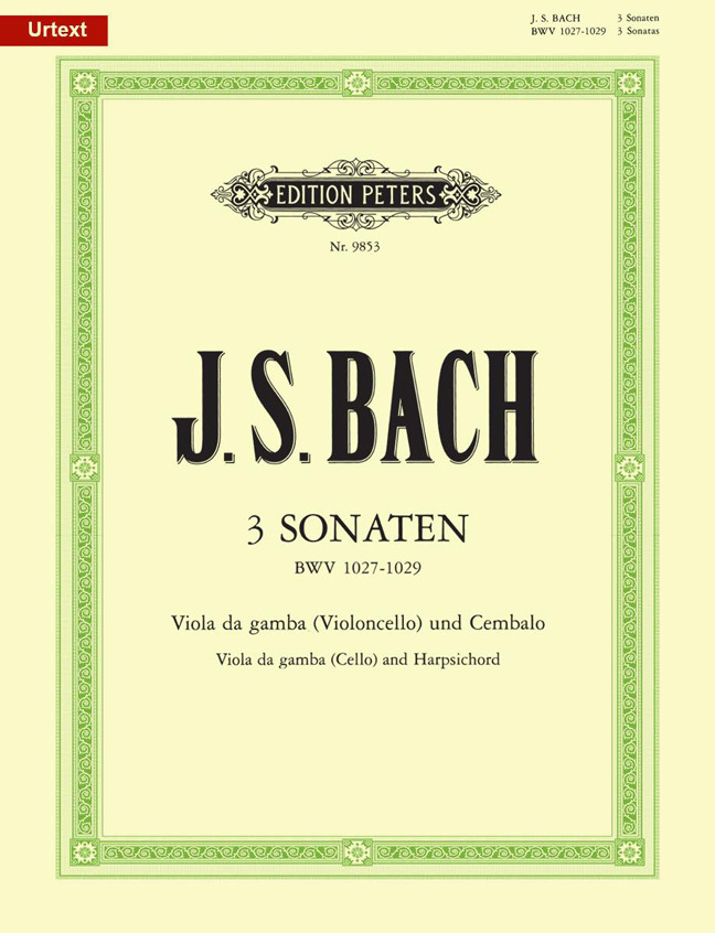 Cover: 9790014078928 | 3 Sonaten BWV 1027 1028 1029 | Johann Sebastian Bach | Buch