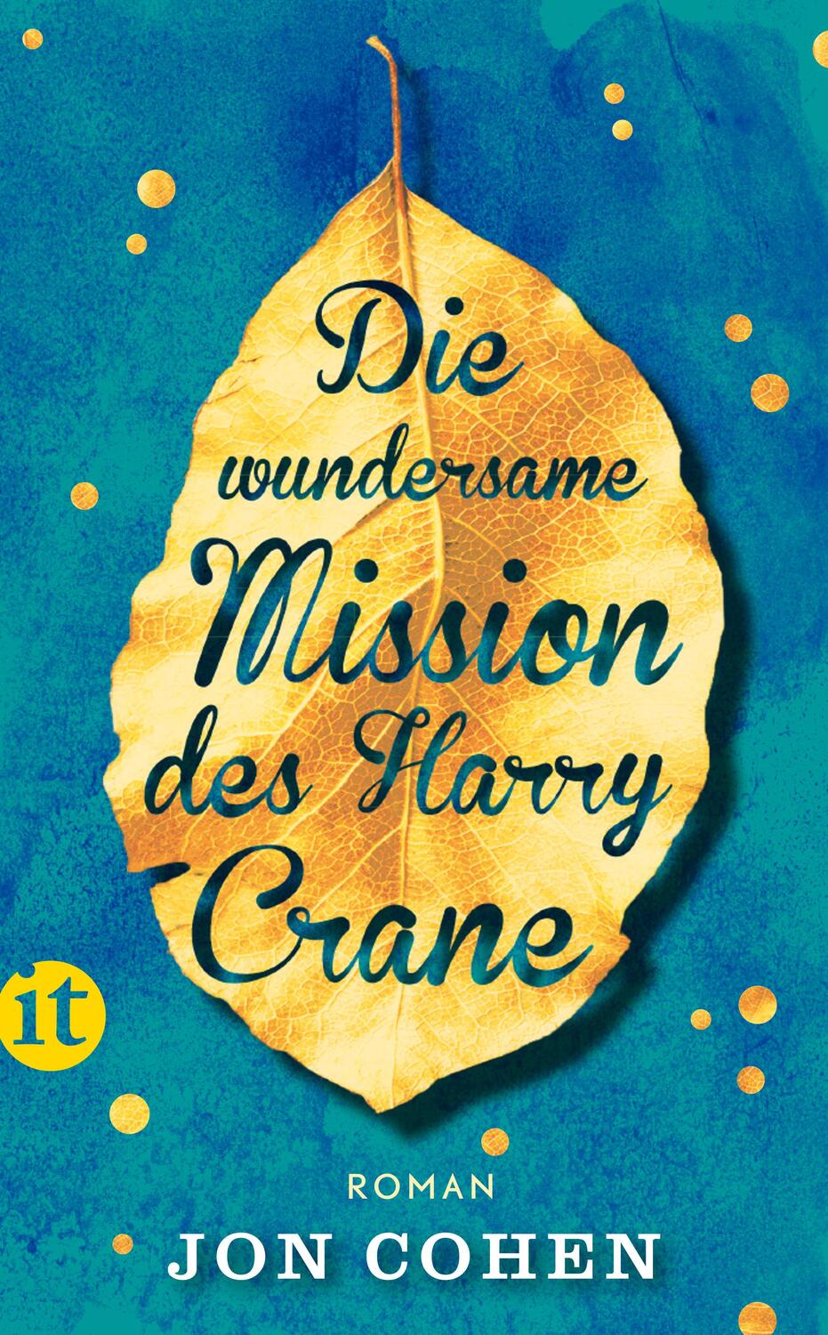 Cover: 9783458364474 | Die wundersame Mission des Harry Crane | Jon Cohen | Taschenbuch