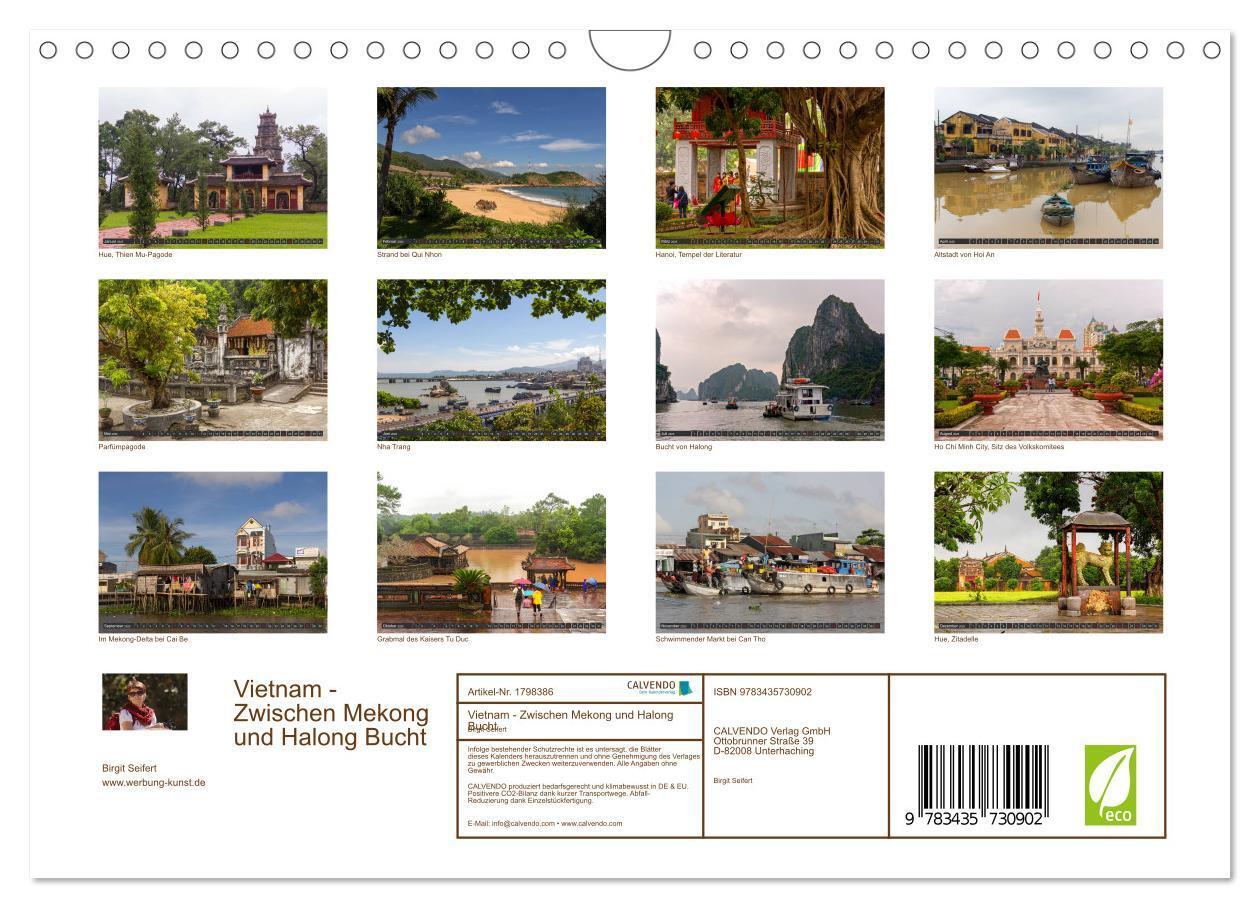 Bild: 9783435730902 | Vietnam - Zwischen Mekong und Halong Bucht (Wandkalender 2025 DIN...