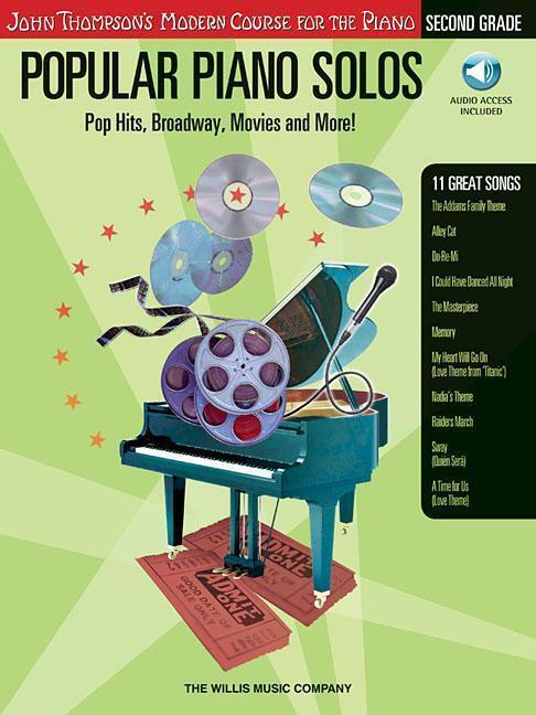 Cover: 9781423412533 | Popular Piano Solos - Grade 2 - Book/Audio: Pop Hits, Broadway,...