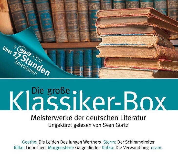 Cover: 9783959950206 | Die große Klassiker Box, 5 MP3-CDs | Audio-CD | 1056 Min. | Deutsch