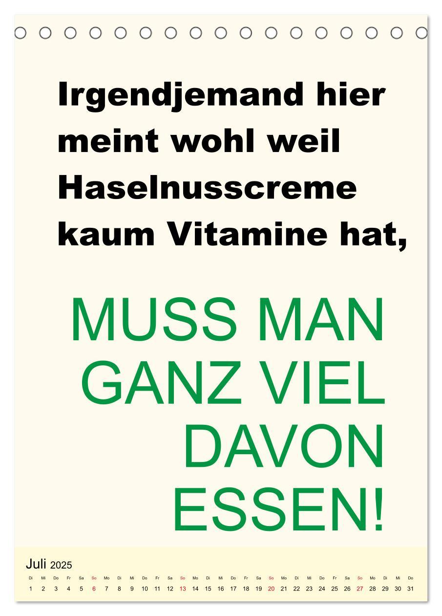 Bild: 9783435942596 | Sprüche-Kalender. Lustiges für die Familie! (Tischkalender 2025 DIN...