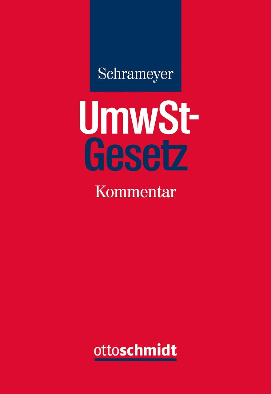 Cover: 9783504370305 | Umwandlungssteuergesetz | Kommentar | Andrea Schrameyer | Buch | 2020