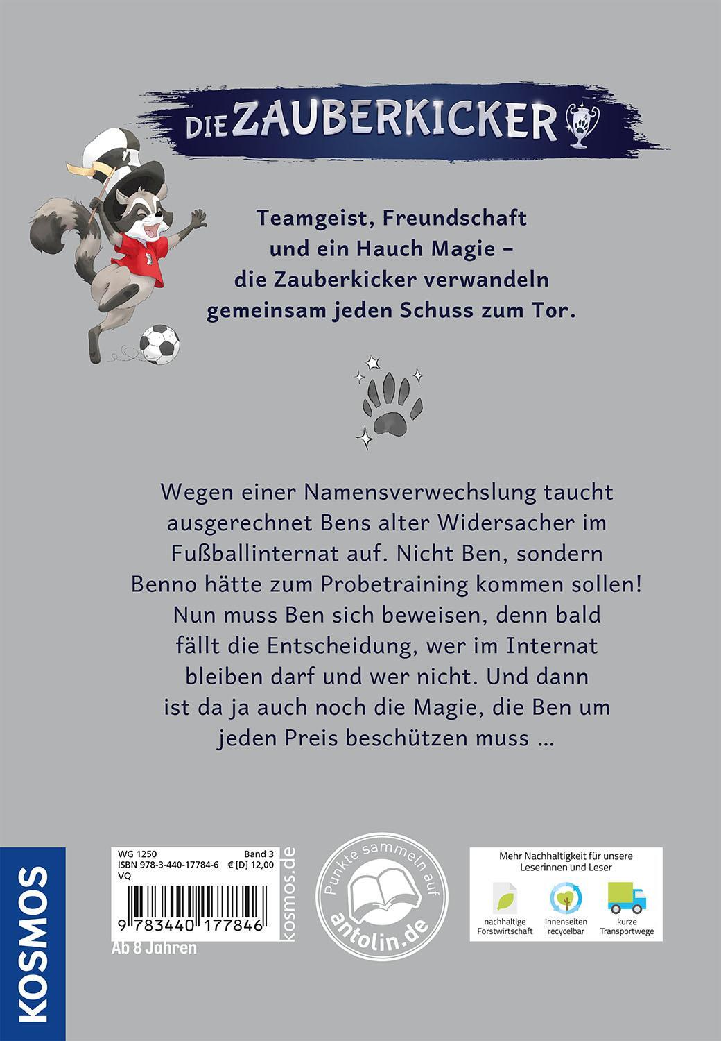 Rückseite: 9783440177846 | Die Zauberkicker, 3, Eigentor? | Fabian Lenk | Buch | 128 S. | Deutsch