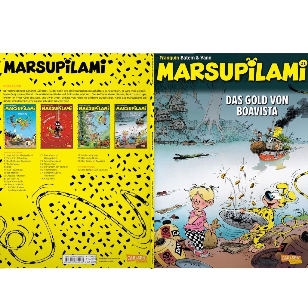 Bild: 9783551784063 | Marsupilami 21: Das Gold von Boavista | Yann (u. a.) | Taschenbuch