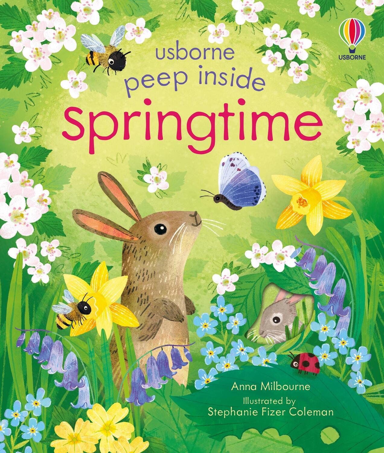 Cover: 9781803704340 | Peep Inside Springtime | Anna Milbourne | Buch | Papp-Bilderbuch