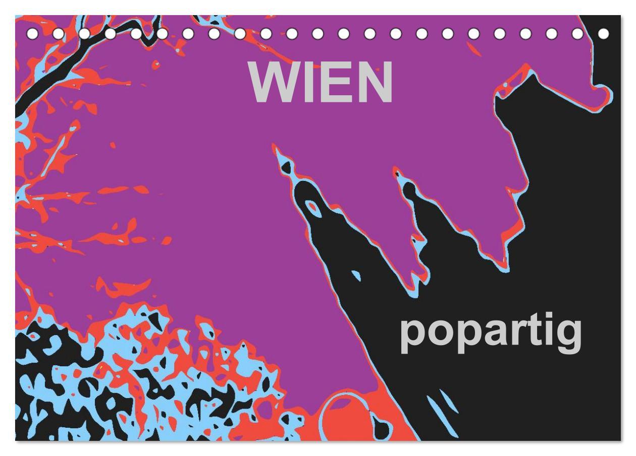 Cover: 9783435566891 | WIEN popartig (Tischkalender 2025 DIN A5 quer), CALVENDO...