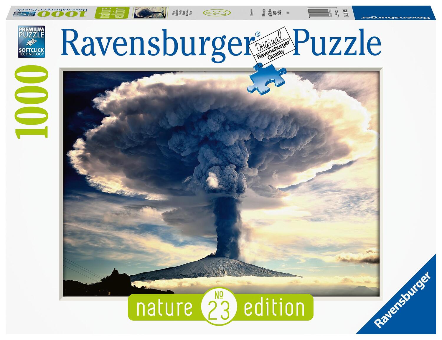 Cover: 4005556170951 | Ravensburger Puzzle 17095 Vulkan Ätna Nature Edition 1000 Teile Puzzle