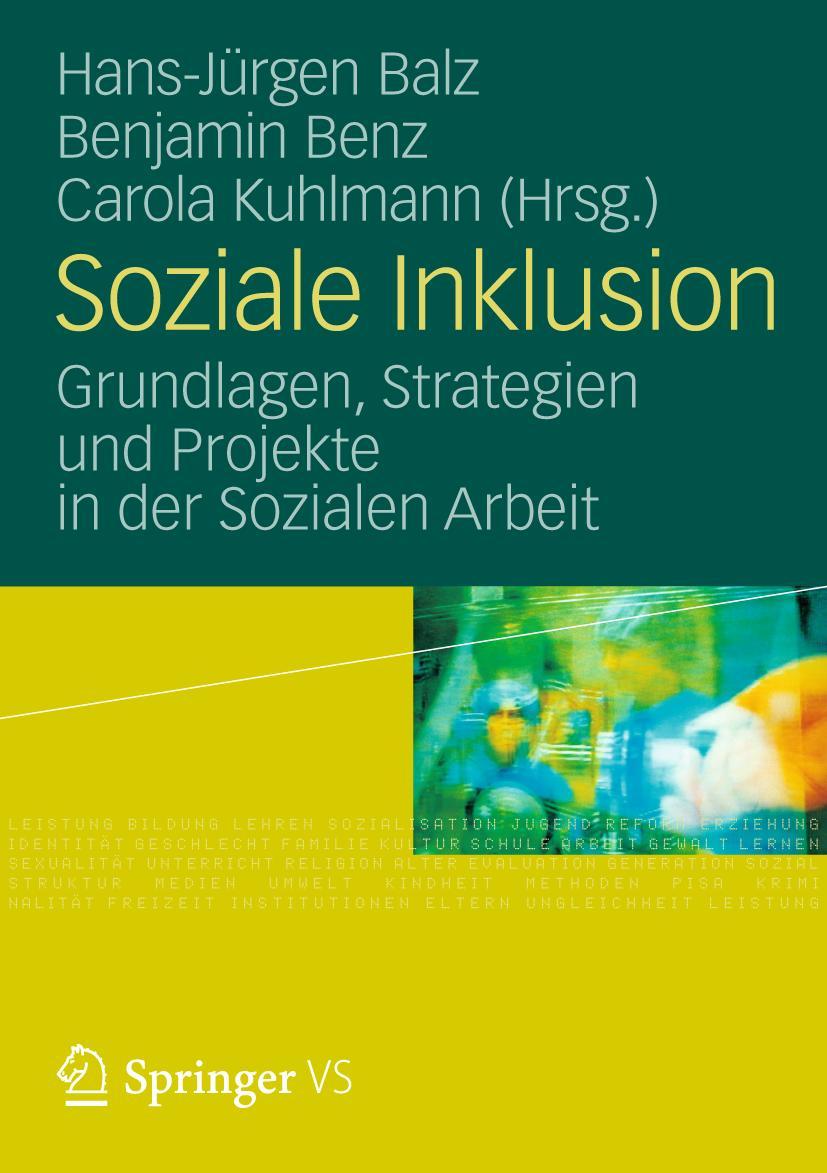 Cover: 9783531185576 | Soziale Inklusion | Hans-Jürgen Balz (u. a.) | Taschenbuch | vii