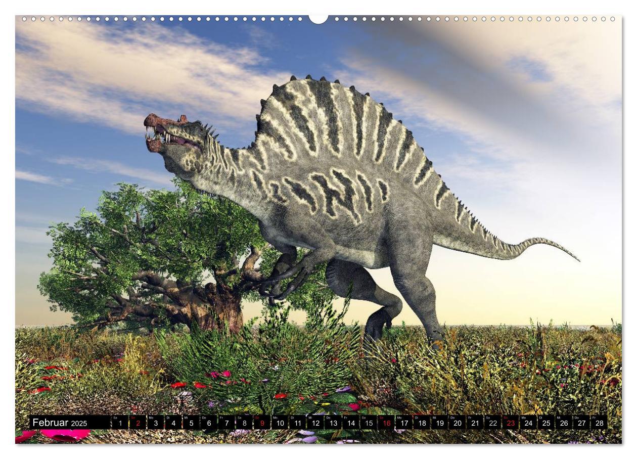 Bild: 9783435567454 | Dinosaurier. Urzeitliche Giganten (Wandkalender 2025 DIN A2 quer),...