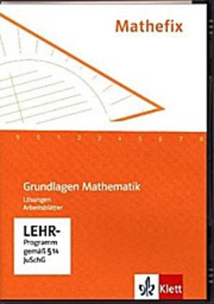 Cover: 9783121038015 | Mathefix. Lehrer-CD-ROM zum Arbeitsheft | Basiswissen Mathematik