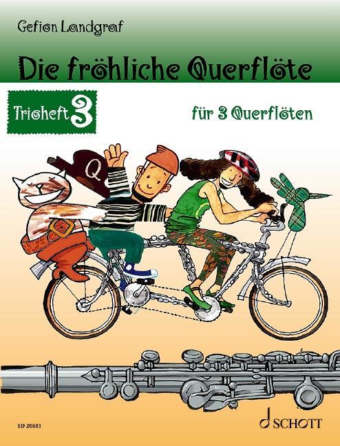 Cover: 9783795747619 | Die fröhliche Querflöte Trioheft 3 | Trioheft 3. 3 Flöten. Spielbuch.