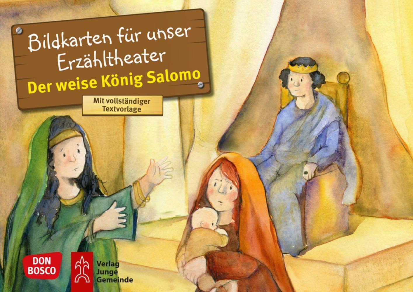 Cover: 4260179516290 | Der weise König Salomo. Kamishibai Bildkartenset. | Frank Hartmann