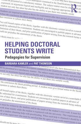 Cover: 9780415823494 | Helping Doctoral Students Write | Pedagogies for supervision | Buch