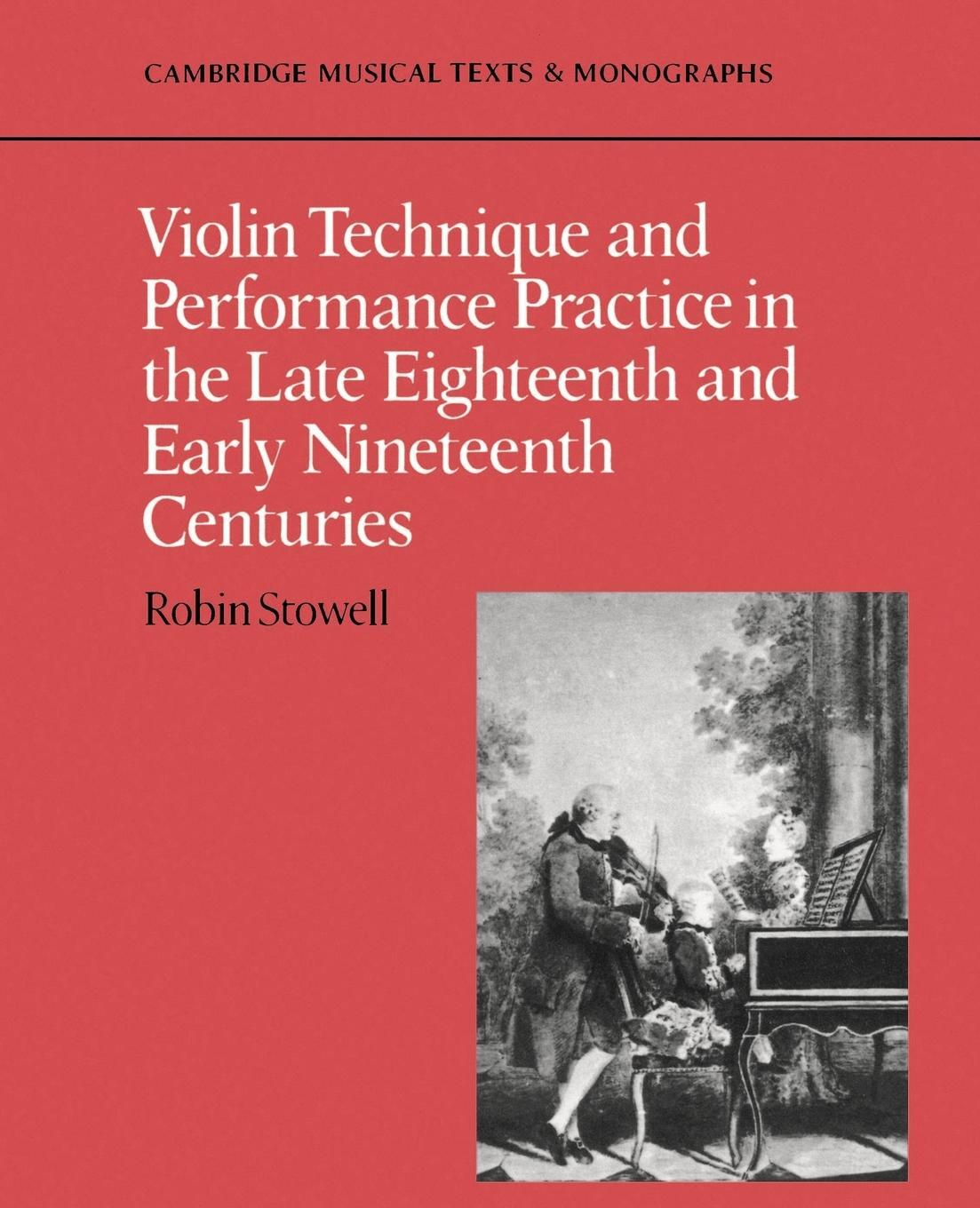 Cover: 9780521397445 | Violin Technique and Performance Practice in the Late Eighteenth...