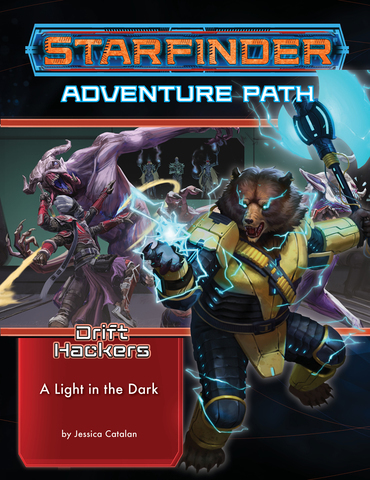 Cover: 9781640784857 | Starfinder Adventure Path: A Light in the Dark (Drift Hackers 1 of 3)