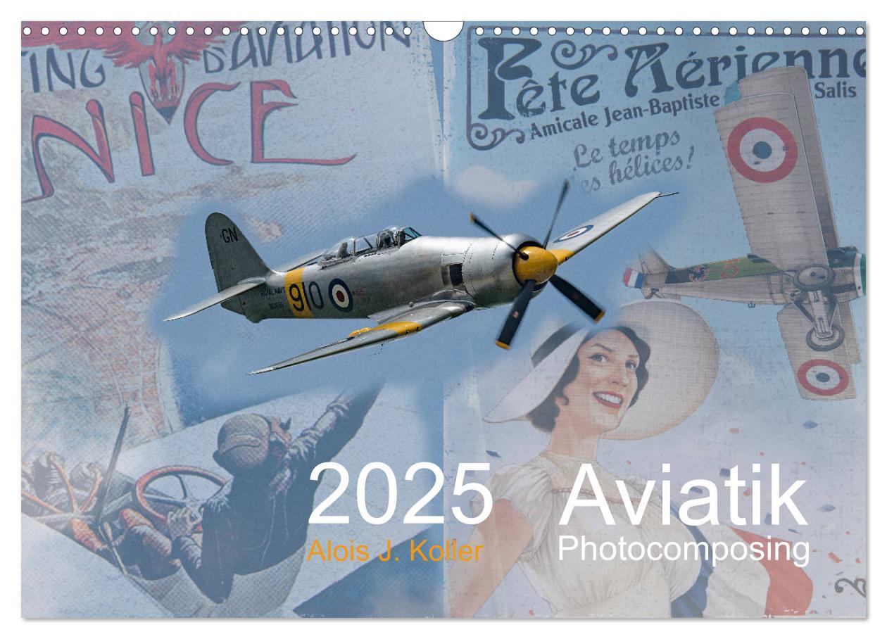 Cover: 9783435196357 | Aviatik Photocomposing 2025 (Wandkalender 2025 DIN A3 quer),...