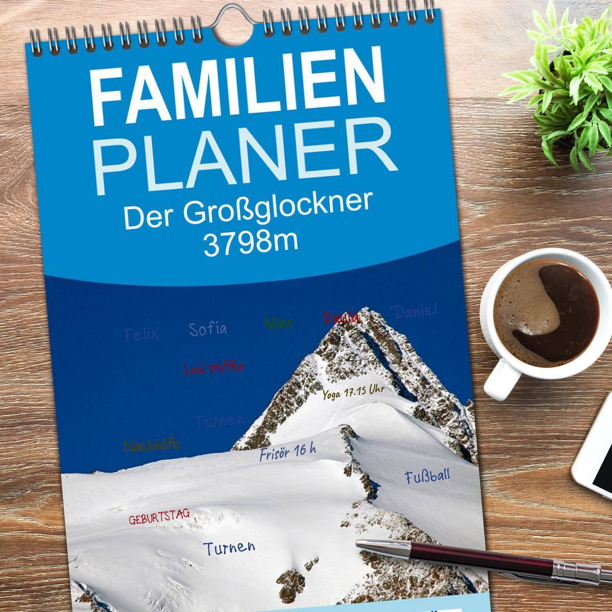 Bild: 9783457106167 | Familienplaner 2025 - Der Großglockner 3798m mit 5 Spalten...