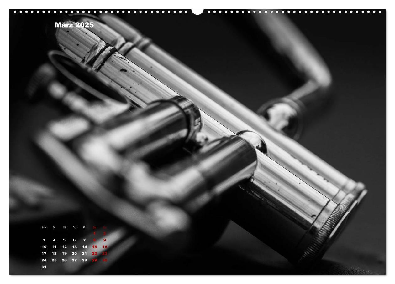 Bild: 9783435381166 | Trompete - Close up (hochwertiger Premium Wandkalender 2025 DIN A2...