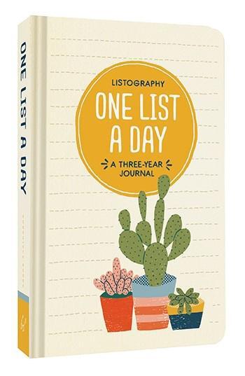 Cover: 9781452164441 | Listography: One List a Day: A Three-Year Journal (List Journal,...
