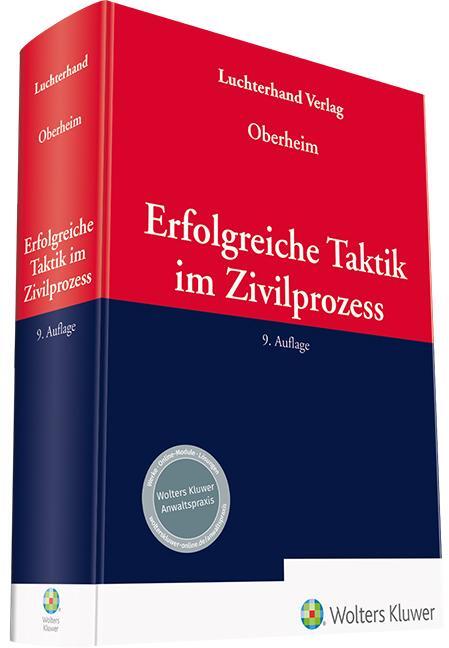 Cover: 9783472097372 | Erfolgreiche Taktik im Zivilprozess | Rainer Oberheim | Buch | LI