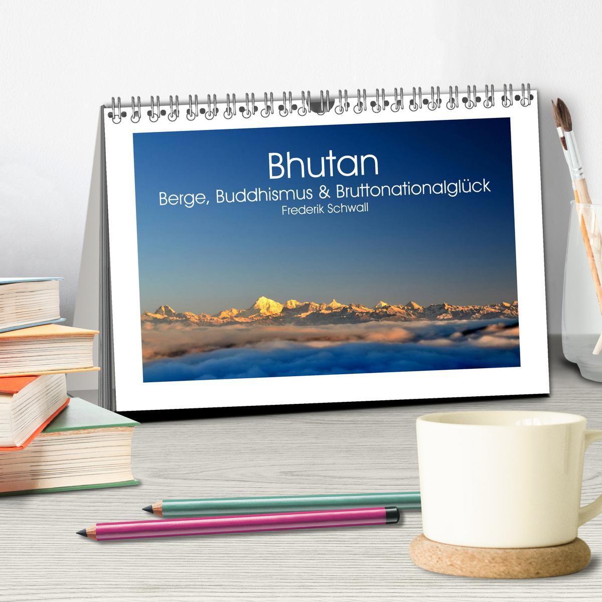 Bild: 9783435126620 | Bhutan ¿ Berge, Buddhismus &amp; Bruttonationalglück (Tischkalender...