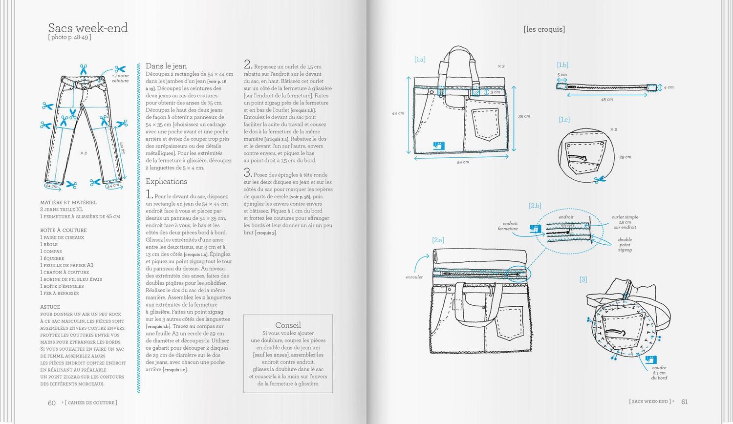 Bild: 9783517095370 | Jeans-Upcycling | 28 kreative Nähprojekte für ausgediente Hosen | Buch