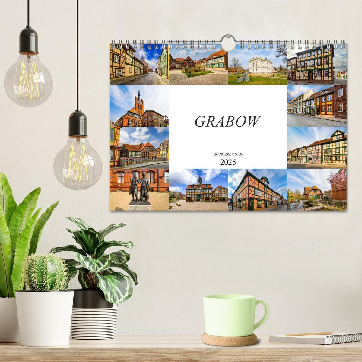 Bild: 9783435241248 | Grabow Impressionen (Wandkalender 2025 DIN A4 quer), CALVENDO...