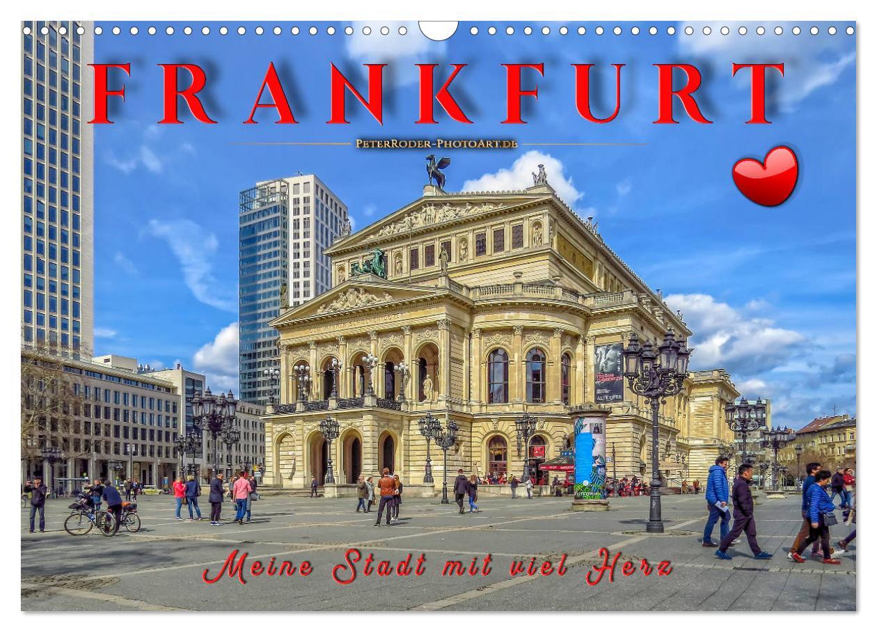 Cover: 9783435318827 | Frankfurt - meine Stadt mit viel Herz (Wandkalender 2025 DIN A3...