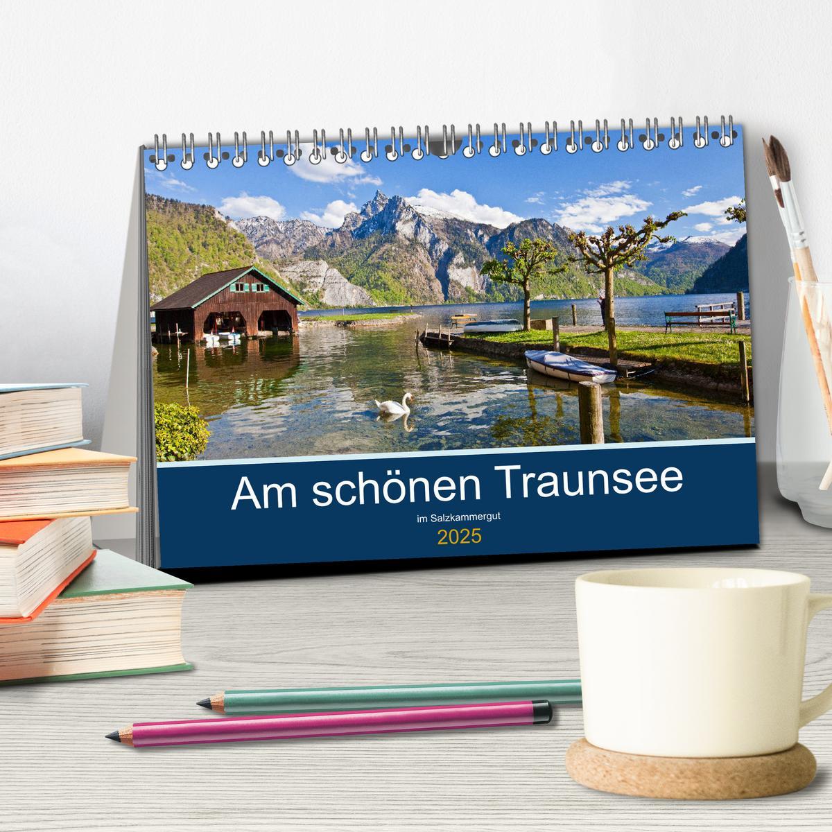 Bild: 9783435397907 | Am schönen Traunsee im Salzkammergut (Tischkalender 2025 DIN A5...