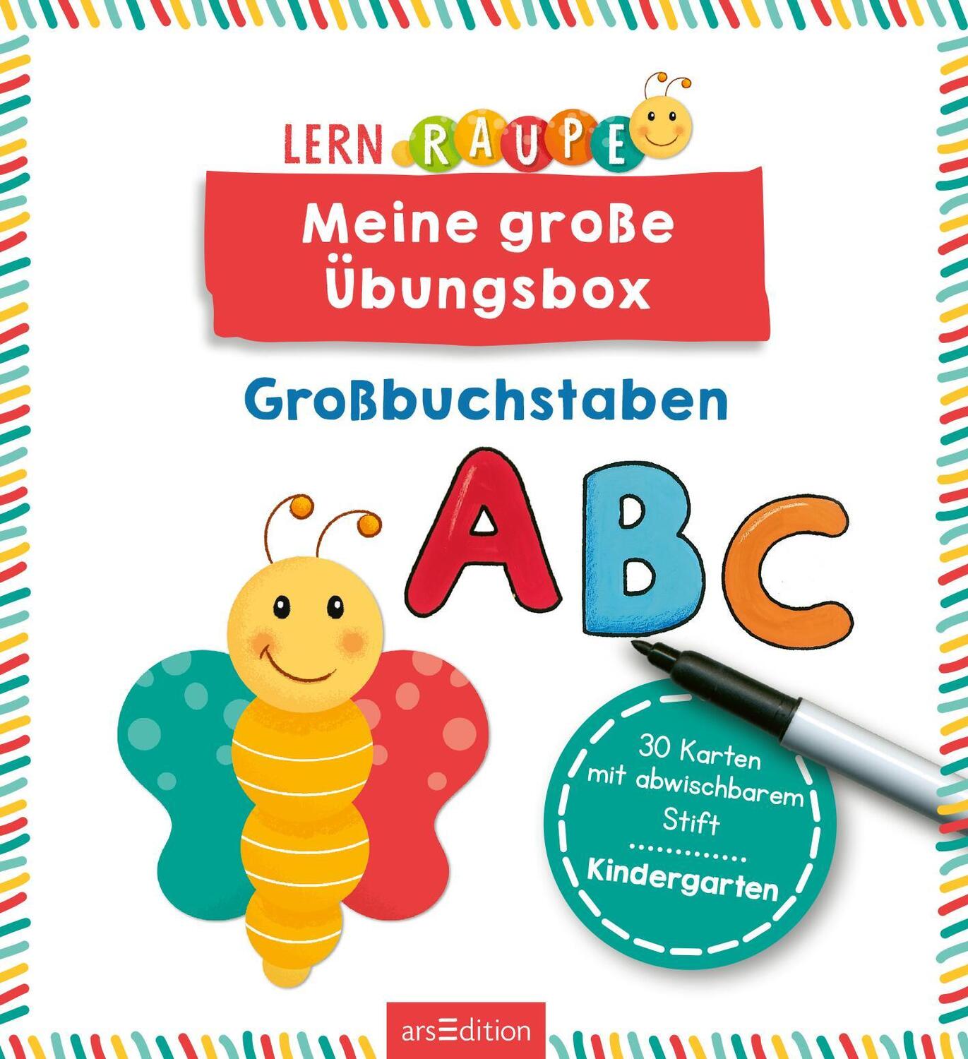 Bild: 9783845852096 | Lernraupe - Meine große Übungsbox Großbuchstaben | Taschenbuch | 30 S.