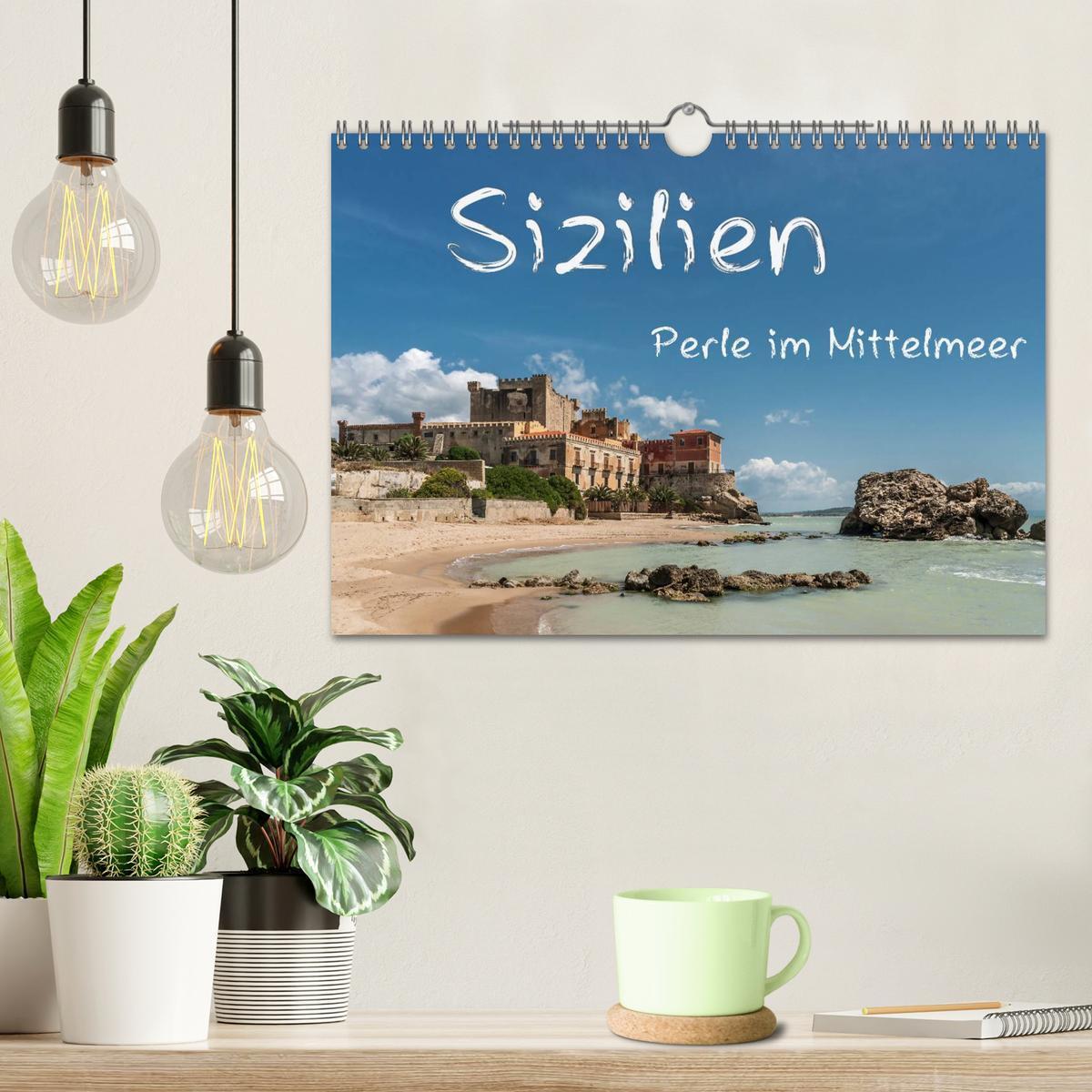 Bild: 9783435627158 | Sizilien - Perle im Mittelmeer (Wandkalender 2025 DIN A4 quer),...