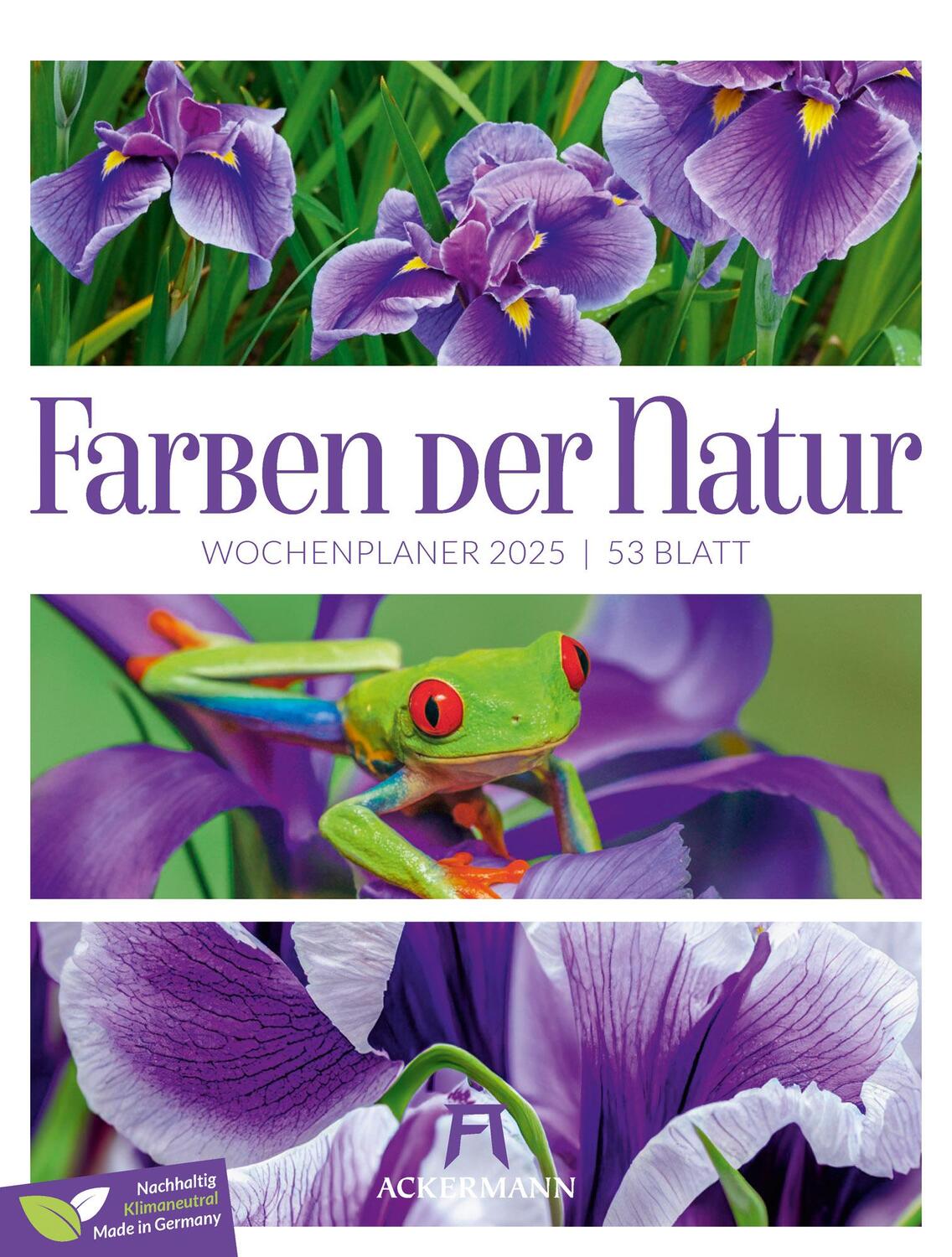 Cover: 9783838425818 | Farben der Natur - Wochenplaner Kalender 2025 | Ackermann Kunstverlag