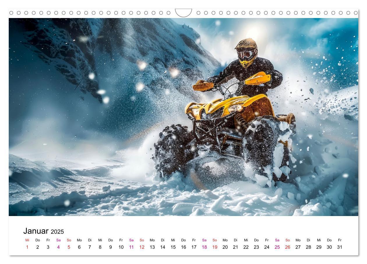 Bild: 9783457146699 | Quad Erlebnisse (Wandkalender 2025 DIN A3 quer), CALVENDO...