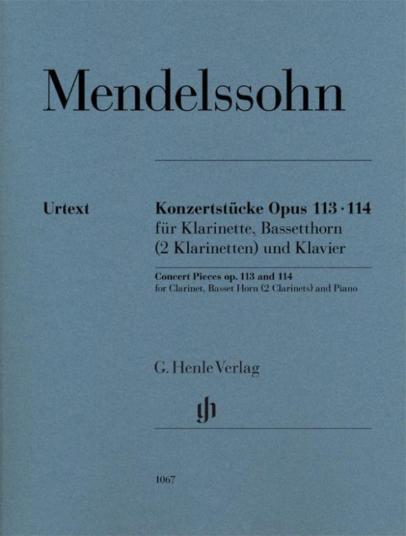 Cover: 9790201810676 | Konzertstücke op. 113 und 114 für Klarinette, Basetthorn (2...
