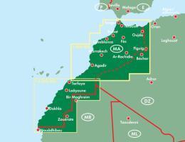 Rückseite: 9783707911664 | Marokko 1 : 800 000 / 1 : 2 000 000. Autokarte | (Land-)Karte | 2009