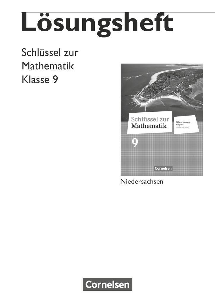 Cover: 9783060067381 | Schlüssel zur Mathematik 9. Schuljahr. Lösungen zum Schülerbuch....