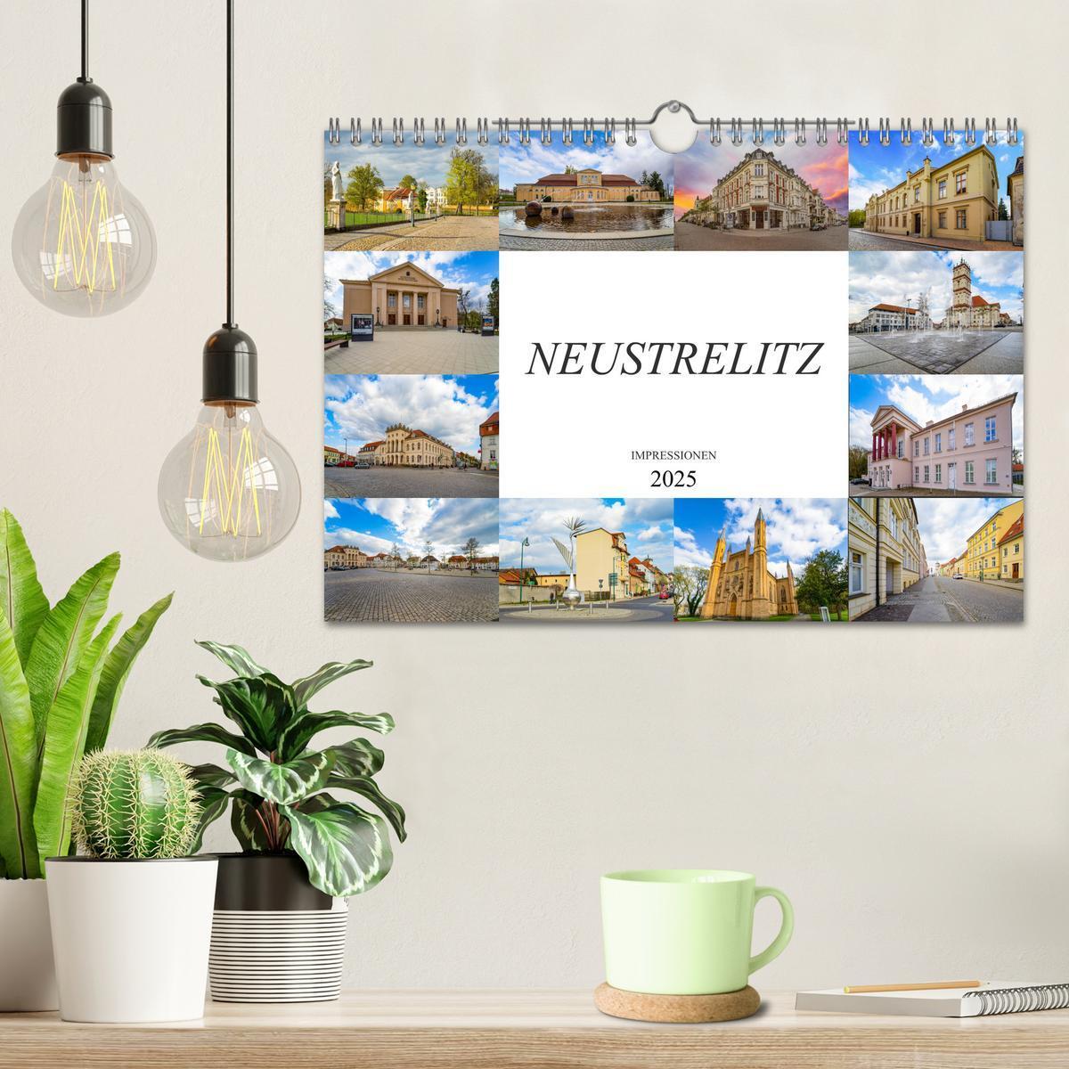 Bild: 9783435240838 | Neustrelitz Impressionen (Wandkalender 2025 DIN A4 quer), CALVENDO...