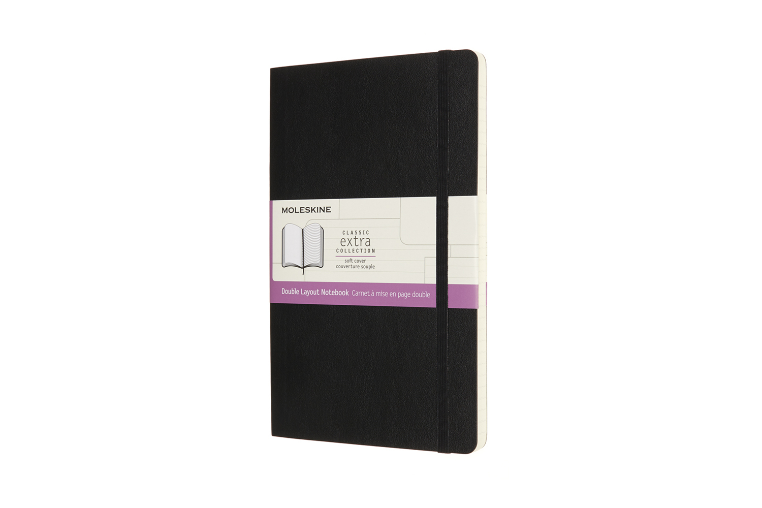 Cover: 8056420852974 | Moleskine Notizbuch - Doppelte Lineatur, Large/A5, Liniert-Blanko,...