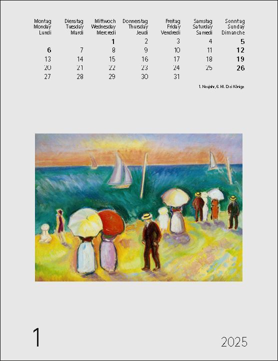 Bild: 9783771720452 | Raoul Dufy 2025 | Kunst-Einsteckkalender | Raoul Dufy | Kalender