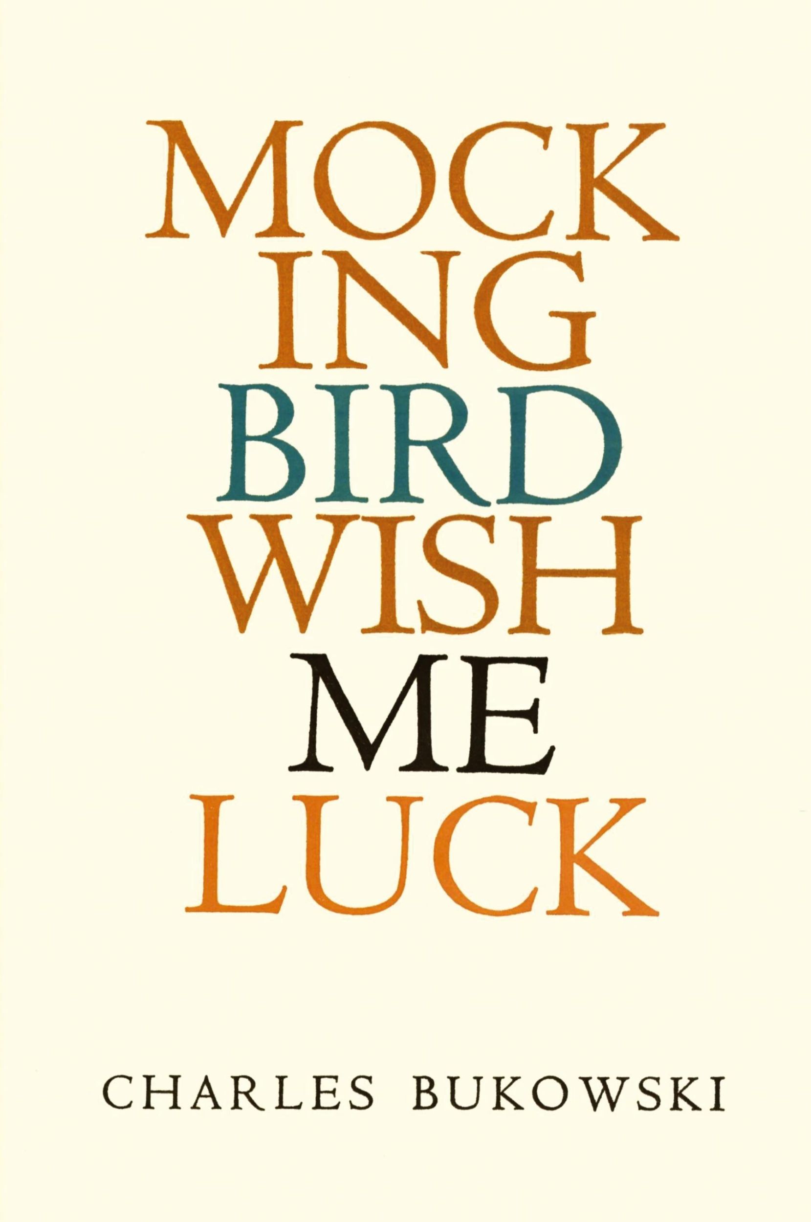 Cover: 9780876851388 | Mockingbird Wish Me Luck | Charles Bukowski | Taschenbuch | Englisch