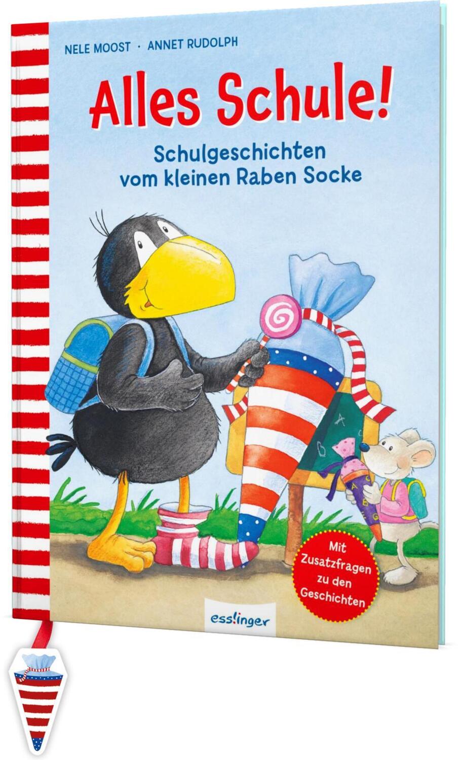 Cover: 9783480237579 | Der kleine Rabe Socke: Alles Schule! | Nele Moost | Buch | 64 S.