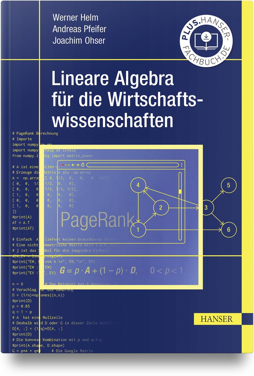 Cover: 9783446476424 | Lineare Algebra für die Wirtschaftswissenschaften | Kompaktkurs | Buch