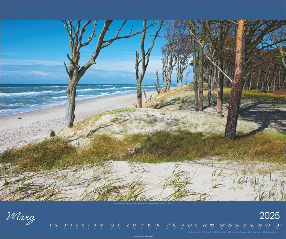 Bild: 9783839900680 | Ostsee Kalender 2025 | Uwe Steffens | Kalender | Spiralbindung | 14 S.